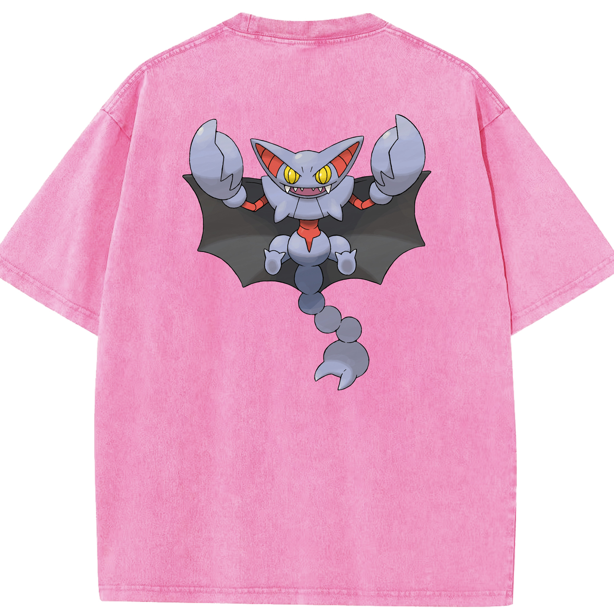 （画像用） ポケットモンスター Pokémon 綿100% ヴィンテージ風 半袖Tシャツ（背面プリント）